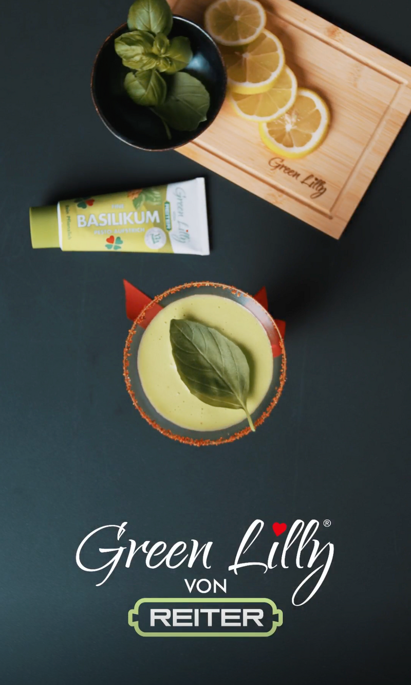Margarita mit Green Lilly Basilikum