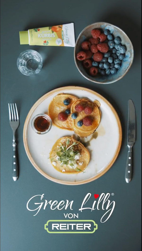 Pancakes mit Green Lilly Kürbis